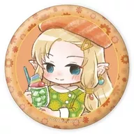 Dahlia "metal badge Loon Factory 3 10. Retro Kissa ver. Retro Art Illustrated"