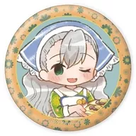 Karin "metal badge Rune Factory 3 10. Retro Cafe ver. Retro Art Illustration"