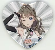 藤島慈(背景集中線) 「ラブライブ!蓮ノ空女学院スクールアイドルクラブ POP UP SHOP in マルイ 描き下ろし ファンファーレ!!! トレーディングハート型缶バッジ」