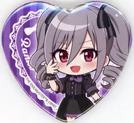 Ranko Kanzaki "idol Master Cinderella Girls Star Light Stage ~ ST @ IRs to 10th Anniversary ~ SHOP in Yurakucho Marui Heart Shaped metal badge Subcal Fashion Deformed Ver."