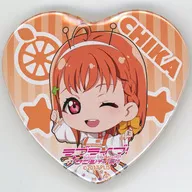 Senka Takaumi "Love Live! Sunshine! Fair in Gamers Heart Type metal badge 01 / Space ver. (Mini Character Illustrated)"