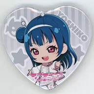Yoshiko Tsushima "Love Live! Sunshine! Fair in Gamers Heart Type metal badge 01 / Space ver. (Mini Character illustration)"