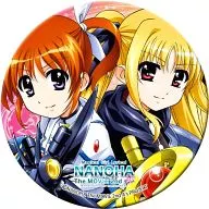 Nanaha & Fate Barrier Jacket Ver. metal badge "Magical Girl Lyrical NANOHA The MOVIE 2nd A's"