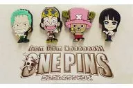 Zoro & Woops & Choppers & Robins Rubber Rubber One-Pins "ONE PIECE the Movie : The Cursed Holy Sword" advance ticket bonus