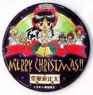 Teito Hanagumi & Jean-Paul (Christmas ver.) Big metal badge "SAKURA WARS"