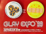 GLAY ロゴバッジ(2個組) 「GLAY EXPO ’99 SURVIVAL」