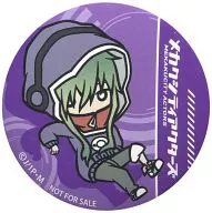 KIDDO Drawing SD Character metal badge "Blu-ray/DVD MEKAKUCITY ACTORS 1 『 Artificial Enemy 』" Animate Privilege