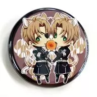 Kaoru ISE and Kaoru ISE (sublime brown border) metal badge' Taisho Mebiusline Chicchaisan'