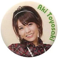 Aki Toyosaki / Check Shirt Sphere metal badge (Large) "~ Sphere's rings live tour 2010 ~" Gacha prize