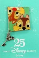Chip&Dale原創別針東京迪士尼樂園25周年紀念來園者配發品