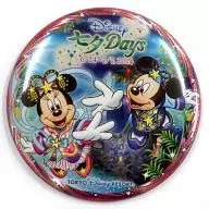 Mickey & Minnie metal badge "Disney Star Festival 2014" limited to Tokyo Disneyland