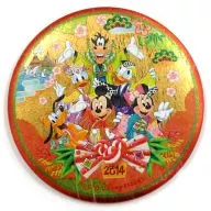 Collection metal badge "Disney" Tokyo Disney Resort limited 2014 New Year goods