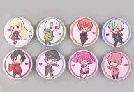 SD Character metal badge 8-Piece Set 「 PS Vita Soft Possession Magenta First Press Limited Version Stella Set 」 Included