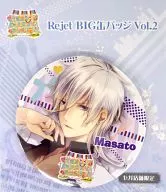 Masatoshi Fujiya Rejet BIG metal badge vol. 2 "√ HAPPY + SUGAR = DARLIN" Limited to Sega stores