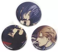 [A la Carte] Kyoichiro Hiiragi, Iori Senke and Tatebayashi Kaisaku metal badge Set (3-piece set) Special bonus included with "Computer Soft Taisho Mevius Line Teito Memorandum of Understanding Stella Set"