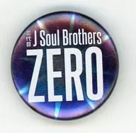 The third generation J Soul Brothers (Background : Murasaki / Aza Daihaku) ZERO metal badge "The third generation J Soul Brothers LIVE TOUR 2012 0 ～ ZERO ～"