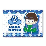 Karamatsu Mini Character Tin Square Can Batch "Osomatsu san"