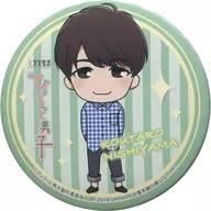 Kotaro Nishiyama metal badge "Kotaro to Yuichiro Hyoro Danto" (Boys) Sega only