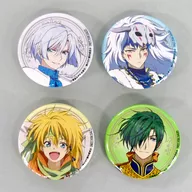 Shiryu metal badge 4-piece set "Blu-ray/DVD Akatsuki no Yona VOL. 1-4" Animate linked Purchase benefits