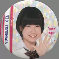 Mio Tomonaga (HKT48) Deka metal badge (1409) AKB48 CAFE & SHOP Only