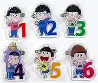 全6種セット 「おそ松さん アクリルバッジ パーカーズver.」 おそ松さん×アトレ秋葉原 ～アトレ秋葉原 春のおそまつり!!～ グッズ