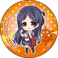 Kaede Madenokoji metal badge 「 High School Fleet 」