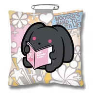 B. Dasusa (Reading) Cushion Badge "WOOSER'S HAND-TO-MOUTH LIFE"