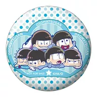 6-Child 56 mm Original Design metal badge "Ehorome Osomatsu - Futon-mushi Mugyuto! Acrylic Key Holder" BOX Purchase benefits