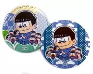 Karamatsu metal badge & sticker "パペッ to! Osomatsu san"