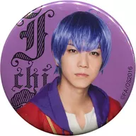 Yuya Asato (Hitotsumatsu) / Background Murasaki Trading metal badge F6ver. "Osomatsu san on STAGE ～ SIX-MEN's SHOW TIME ～"