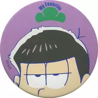 Hitotsumatsu (half the face)' Osomatsu san metal badge'