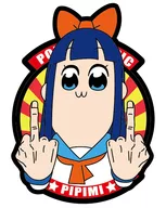 Pipimi (middle finger) Velcro embroidery patch 「 POP TEAM EPIC 」