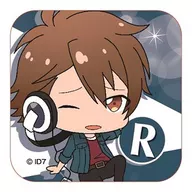 (10) Ryunosuke (alfabeto latino) "Eidish Seven Kyaraju Trading Mini Square metal badge"