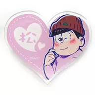Todomatsu "Osomatsu-san Telematsu Trading Acril Emblema" limitado a Bunkyodo e Anime