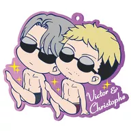 Viktor & Christophe "YURI!!! ON ICE Binding This Rubber Clip Badge Vol. 2"