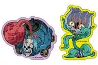 Shea ーハートアタック & Cat Weed (Stray cat) Acrylic Badge Set (2-Pack) 「 JOJO'S BIZARRE ADVENTURE Part IV Diamond is Unbreakable 」