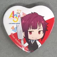 Homare ARISUGAWA' A3! ×animatecafe Trading Heart metal badge'