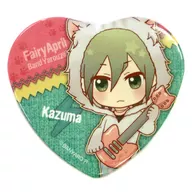 Kazuma Nanase "SEGA Collaboration café band Let's Go! Heart-shaped metal badge Part2"