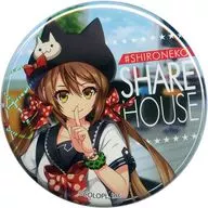 Shizu "Shironeko Share-House Season1 Trading metal badge"