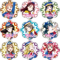 全9種セット 「ラブライブ!サンシャイン!! アクリルバッジ HAPPY PARTY TRAINver」