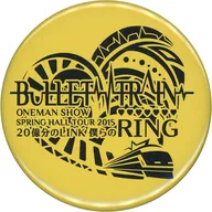 Yusuke's successive Live Logo metal badge (2 billion minutes' LINK Our Ring / Yellow) "Super Express Museum" Crane Game Prize