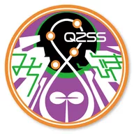 "Quasi-Zenith Satellite System Michibiki" con el logotipo de la misión Michibiki Velcro Waspen