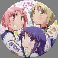 Yuzuko & Yui & Midori metal badge especial "Yuyushiki" C92 Goods Purchase benefits