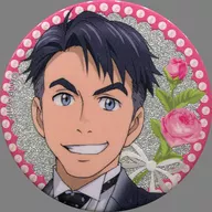 Jean-Jacques Leroy (glitter specifications) "YURI!!! ON ICE ×with a WISH Trading metal badge Tuxedo ver." only shop goods