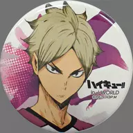 Eita Semi 56 mm metal badge "Haikyu!!! Shiratori Sawa Festival in J-WORLD TOKYO" Mini Attraction Sold Out Caution! Sakanoshita Store Part-time Experience Prize