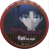 Rin Tohsaka "Fate/stay night : The Movie [Heaven's Feel] ×animatecafe catering car Trading metal badge"