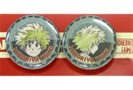 Izuku Midoriya 32 mm metal badge (Front / Back Facing 2 Piece Set) "MY HERO ACADEMIA x Stationery Cafe 2017"