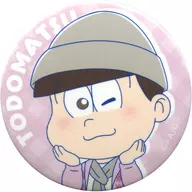 Todomatsu' Osomatsu ×AnimePlaza metal badge (winter clothes ver.)'