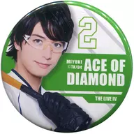 Takuma Wada (Kazuya Miyuki) Trading metal badge "『 Ace of Diamond The LIVE IV 』 Blu-ray & DVD Release Event"