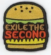 Exile THE SECOND (burger) patch "Exile THE SECOND LIVE TOUR 2017-2018" ROUTE 6 ・ 6 "" venue limited capsule prize